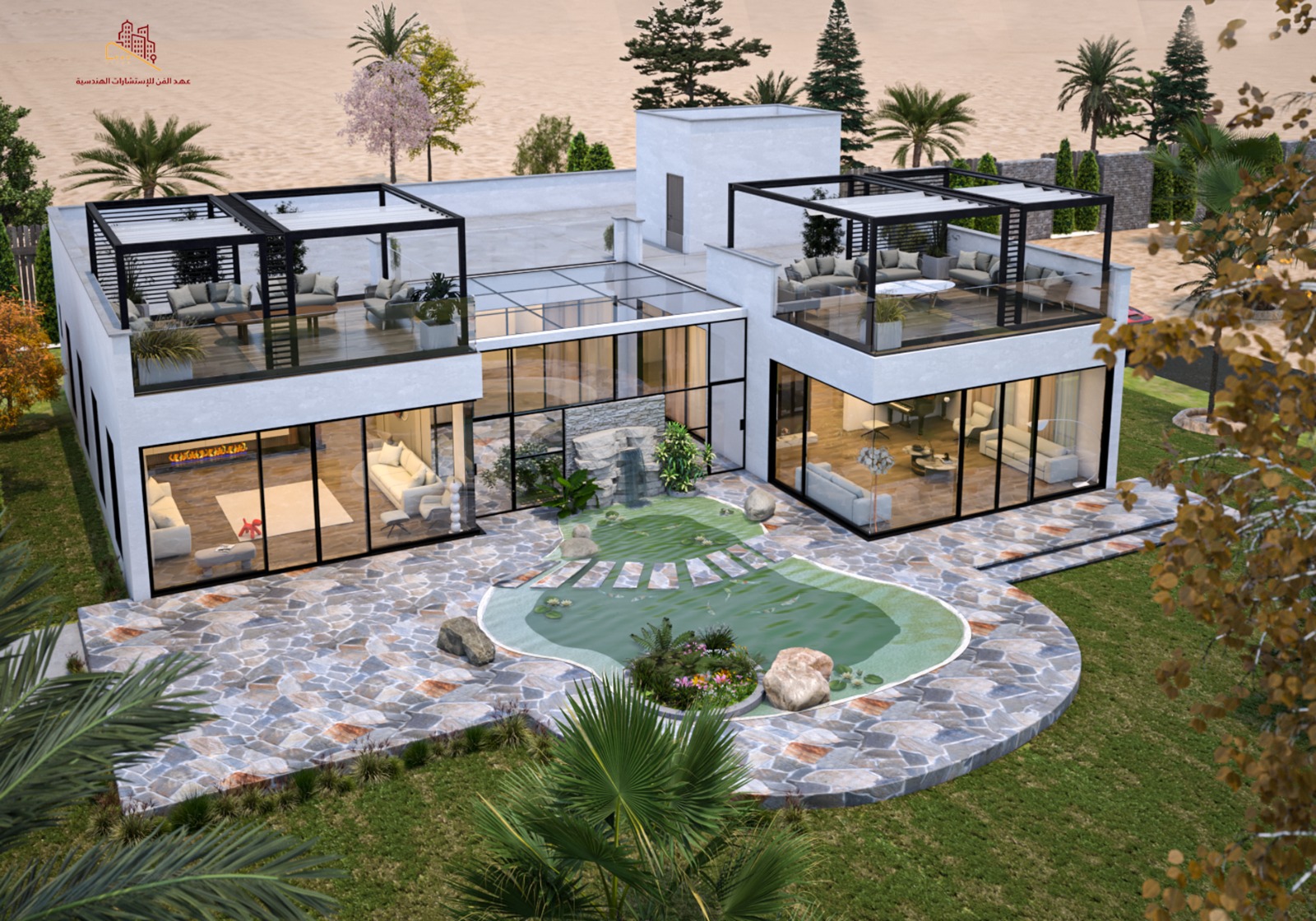 إشراف هندسي في موقع إنشاء بأبوظبي